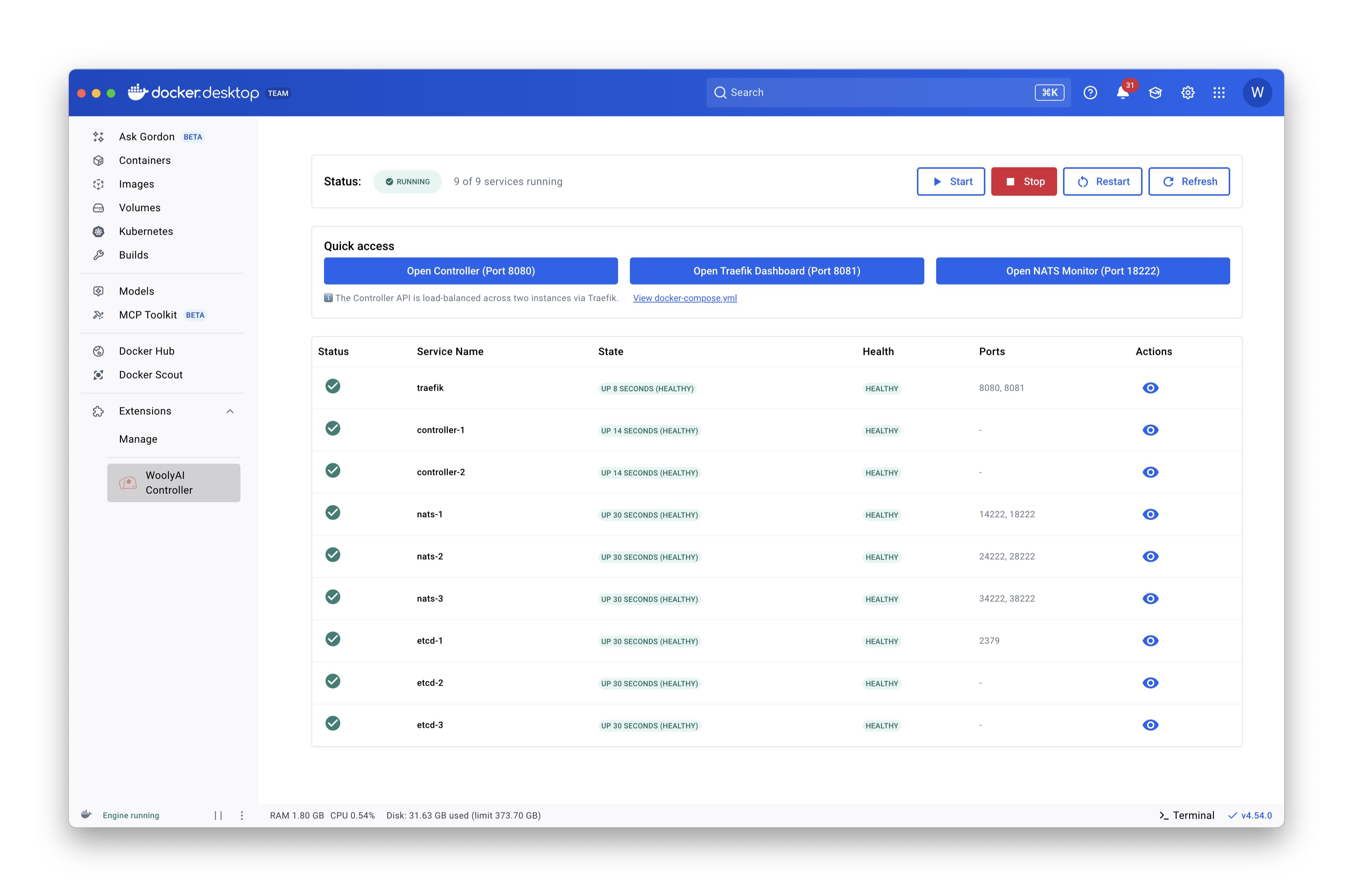 Docker Desktop Extension